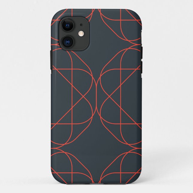 Modern, simple, cute, playful geometric pattern Case-Mate iPhone case (Back)