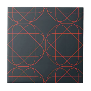 Modern, simple, cute, playful geometric pattern tile
