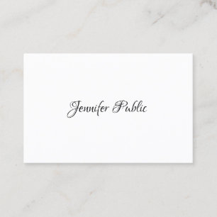 Modern Simple Design Professional Elegant Template Business Card
