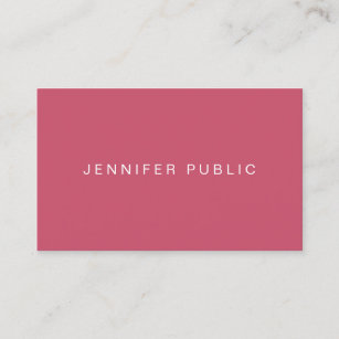 Modern Simple Designed Trend Colours Template Business Card