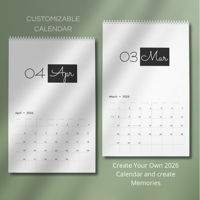 Modern Simple Elegant 2026 Calendar (Creator Uploaded)