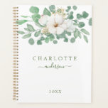 Modern, simple, elegant eucalyptus flower planner<br><div class="desc">Modern, simple, elegant eucalyptus flower planner.
Just edit your product in a few minutes. You can change the font/size/colour and position using "further personalise".</div>