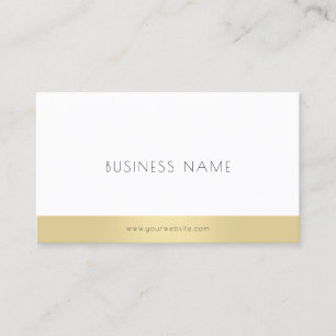 Modern Simple Elegant Gold Template Professional Business Card