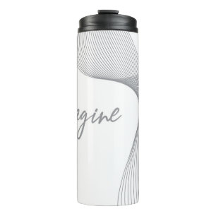 Modern, simple, elegant graphic design of Imagine Thermal Tumbler