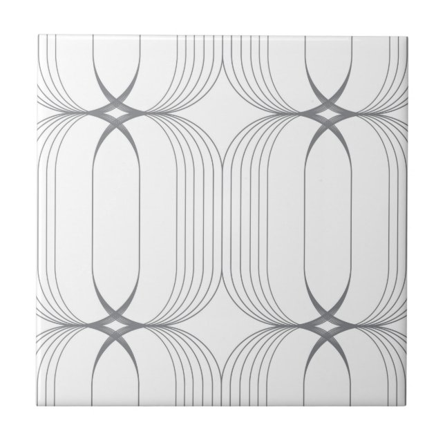 Modern, simple elegant luxury illustration pattern tile (Front)