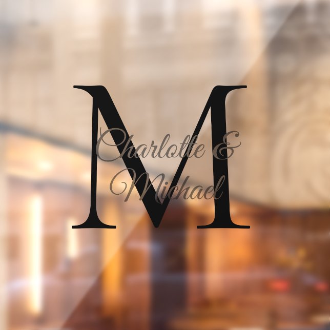 Modern, simple, elegant, monogram wedding (Sheet 2)