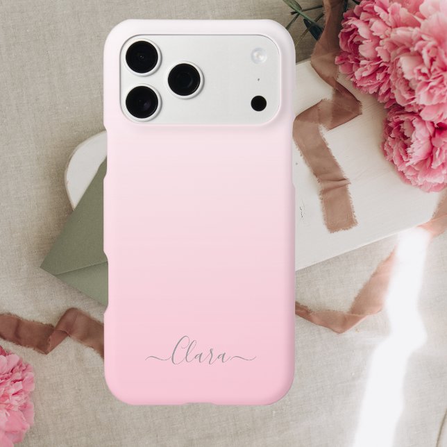 Modern Simple Elegant Pink Stylish Girly  (Creator Uploaded)