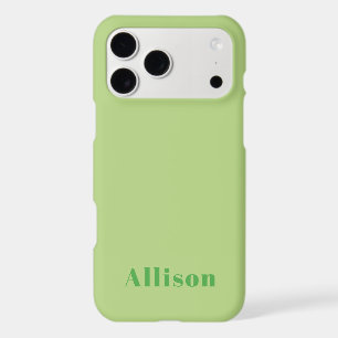 Modern Simple Elegant Sage Green Stylish Monogram