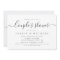 Modern simple elegant script couples shower