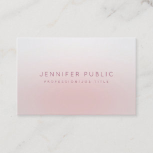 Modern Simple Elegant Template Minimalist Design Business Card