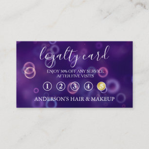 Modern Simple elegant typography Loyalty Card