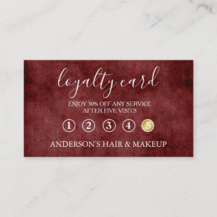Modern Simple elegant typography Loyalty Card