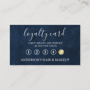 Modern Simple elegant typography Loyalty Card