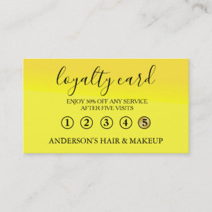 Modern Simple elegant typography Loyalty Card