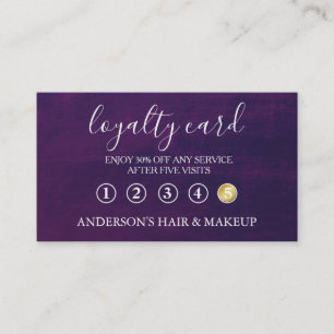 Modern Simple elegant typography Loyalty Card