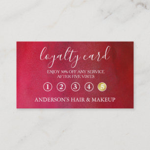 Modern Simple elegant typography Loyalty Card