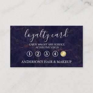 Modern Simple elegant typography Loyalty Card