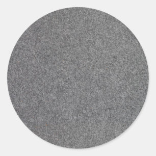 Modern Simple Faux Gray Felt Sticker Label
