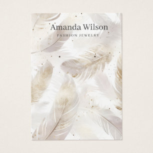 Modern Simple gold jewellery earring display card 