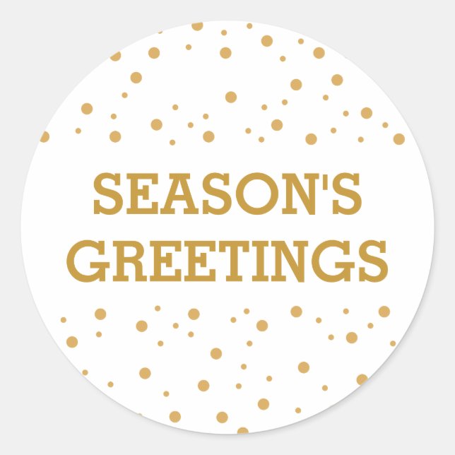 Modern Simple Gold Personalised Envelope Seal (Front)