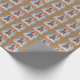 Modern Simple High School Grad Photo Graduation Wrapping Paper