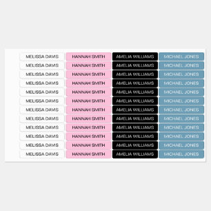 Modern Simple Kids Waterproof Name Labels