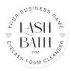 Modern Simple Lash Bath Faux Extensions Shampoo