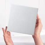 Modern Simple Light Gray Solid Color Plain Tile<br><div class="desc">This simple, minimalist and modern is a plain and solid color tile design that will go with any scheme. You could use it as a wall tile as a highlight or entire wall for a backsplash in your kitchen or bathroom or mud room or to replace vintage fireplace tiles. Available...</div>