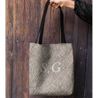 Modern simple lines monogrammed 