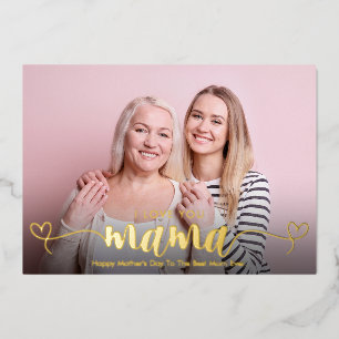 Modern Simple Mama Calligraphy Photo Mother's Day