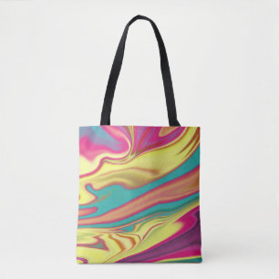 Modern simple marble granite texture liquid flow w tote bag