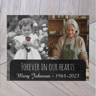 Modern Simple Memorial Photo Jigsaw Puzzle