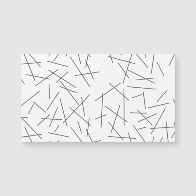 Modern, simple, messy graphic line pattern (Front)
