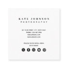 Modern Simple Minimal Photo QR Code Social Media