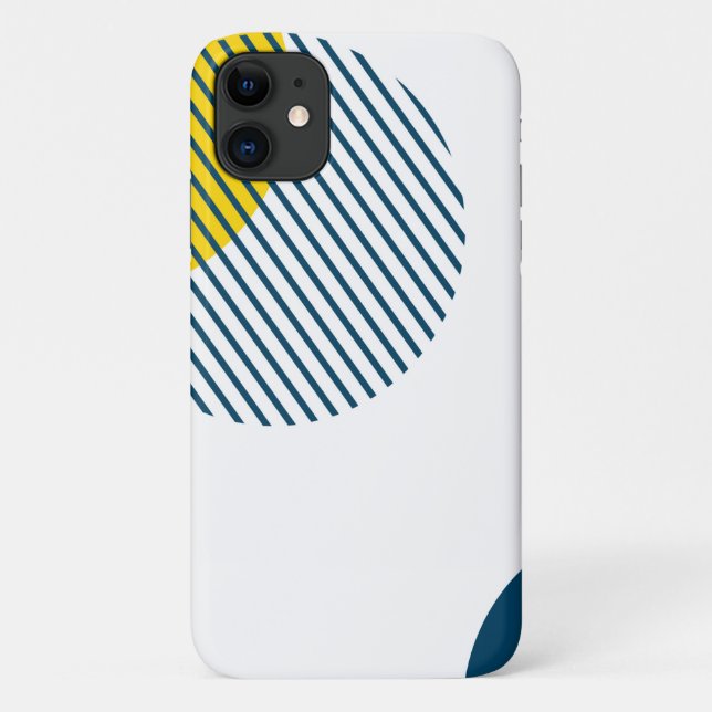 Modern, simple, minimal, trendy urban abstract art Case-Mate iPhone case (Back)