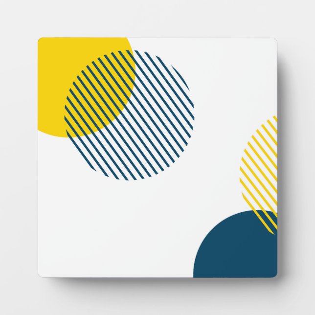 Modern, simple, minimal, trendy urban abstract art plaque (Front)