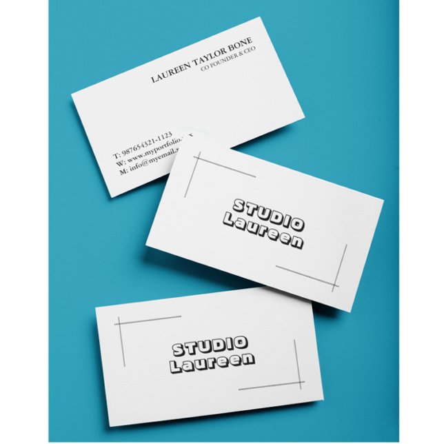 Modern Simple Minimalist Business Card (Creator Uploaded)