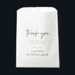 Modern Simple Minimalist Chic Thank You Favour Bags<br><div class="desc">Design is composed of modern chic typography with sans serif and serif font.</div>