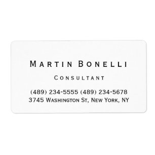 Modern Simple Minimalist Consultant Business