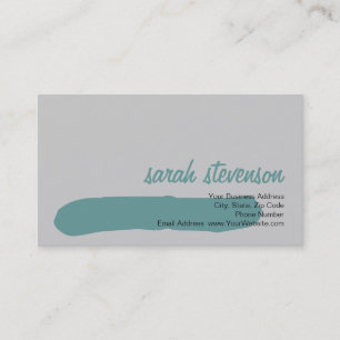 Modern Simple Minimalist Consultant Business Card