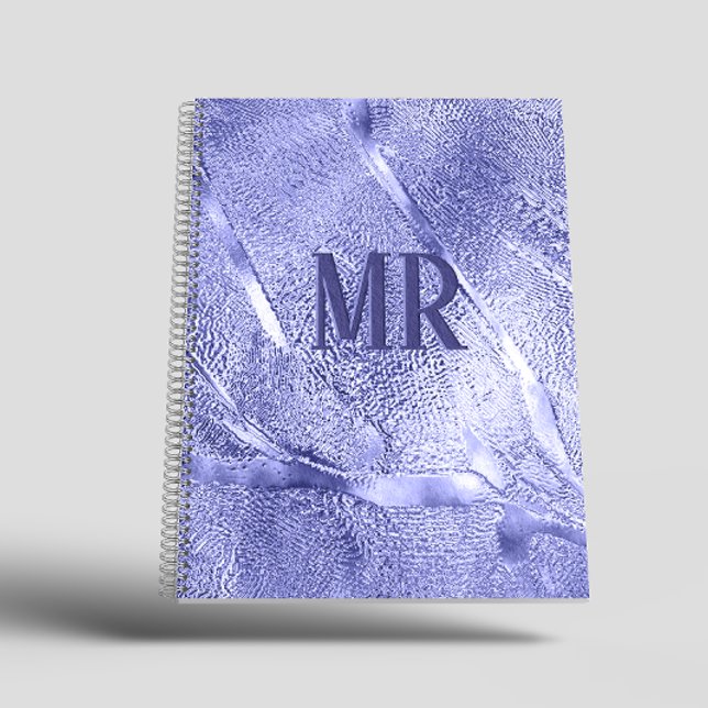 Modern Simple minimalist purple foil Metallic Notebook (Creator Uploaded)