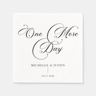  Modern Simple Minimalist Rehearsal Dinner   Napkin