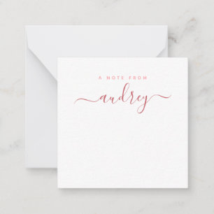 Modern Simple Minimalist Signature Card