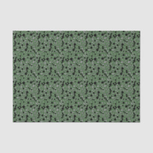 Modern Simple Olive Green Terrazzo Tissue Paper