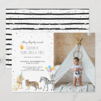 Modern Simple Party Animal Invitation