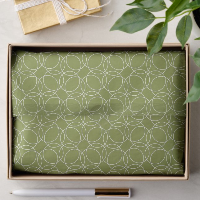Modern Simple Pattern Tissue Paper (tissue paper green pattern)