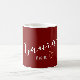Modern Simple Personalised Gift Name Coffee Mug