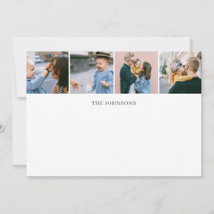 Modern Simple Photo Collage Card