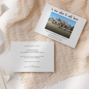 Modern Simple Photo Moving Announcement