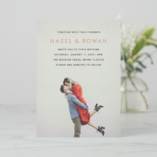 Modern Simple Photo Wedding (Standing Front)